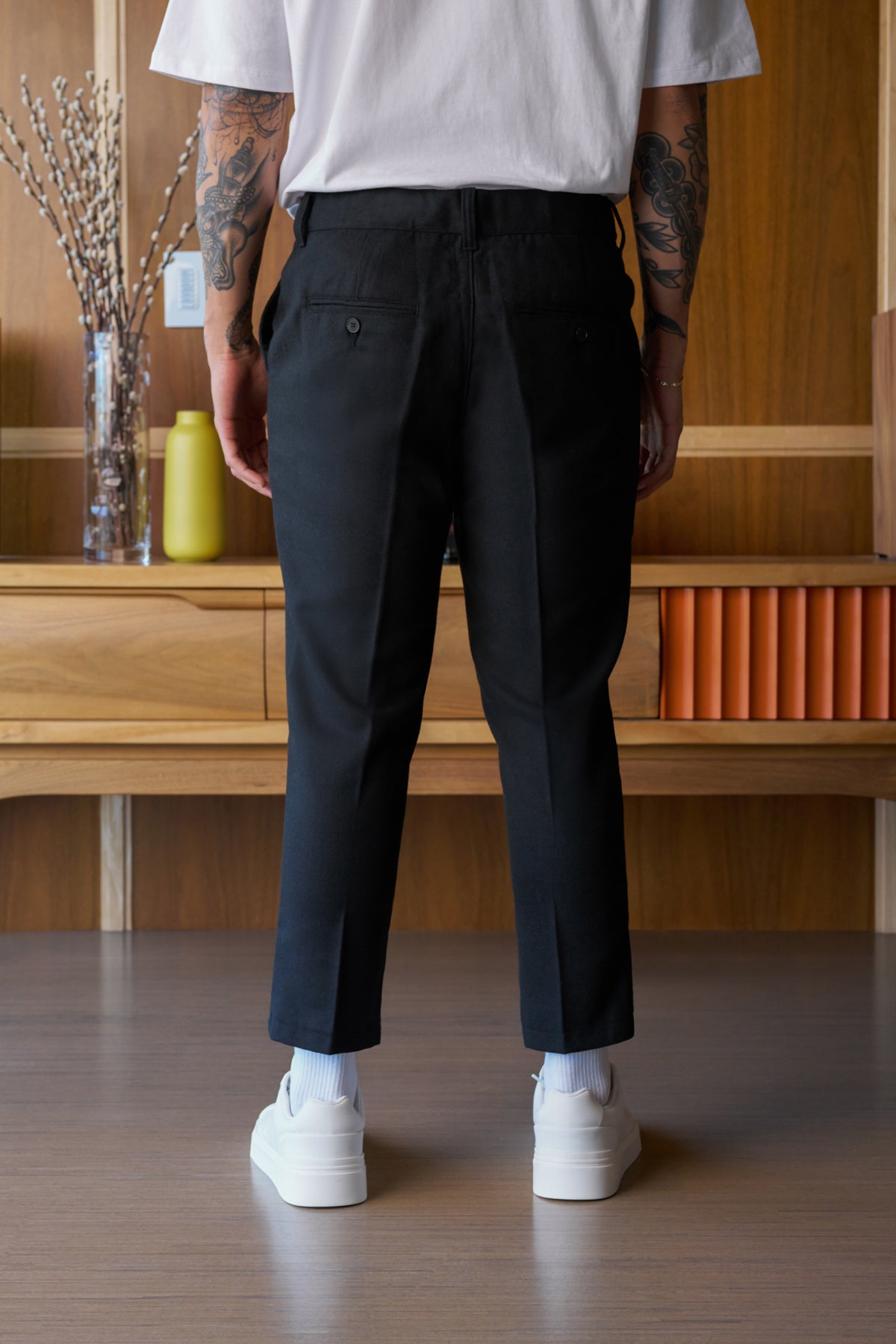 wesley article 3 cropped trousers black