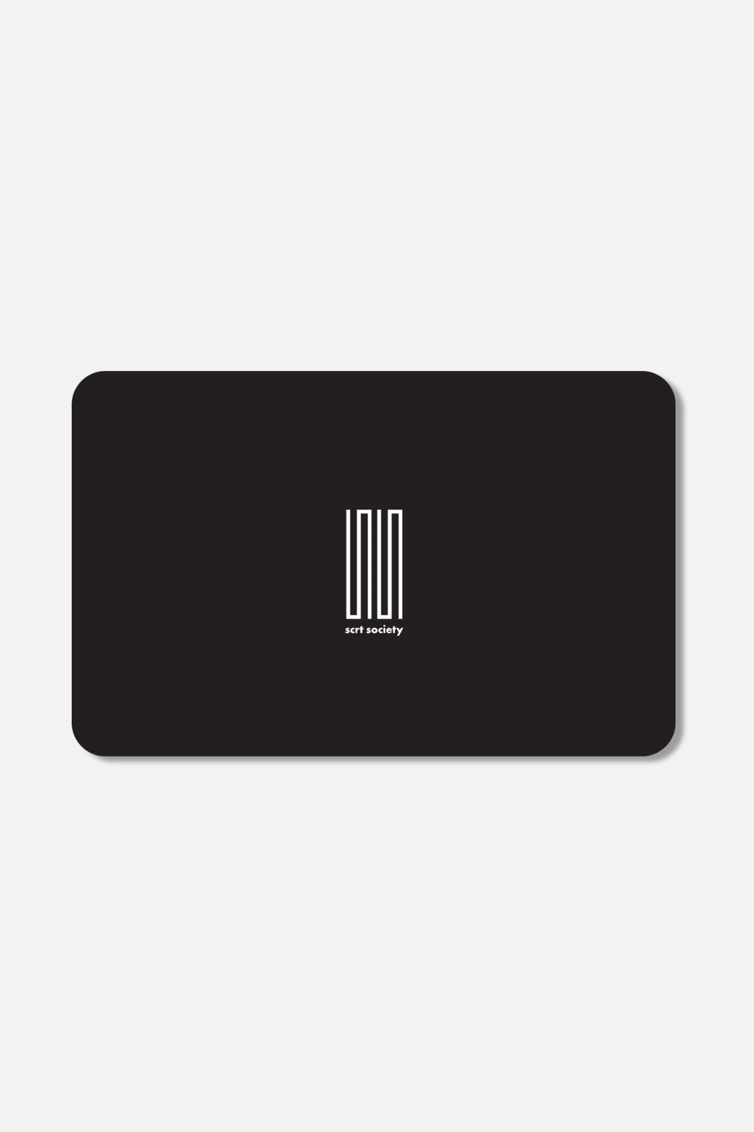scrt society gift card