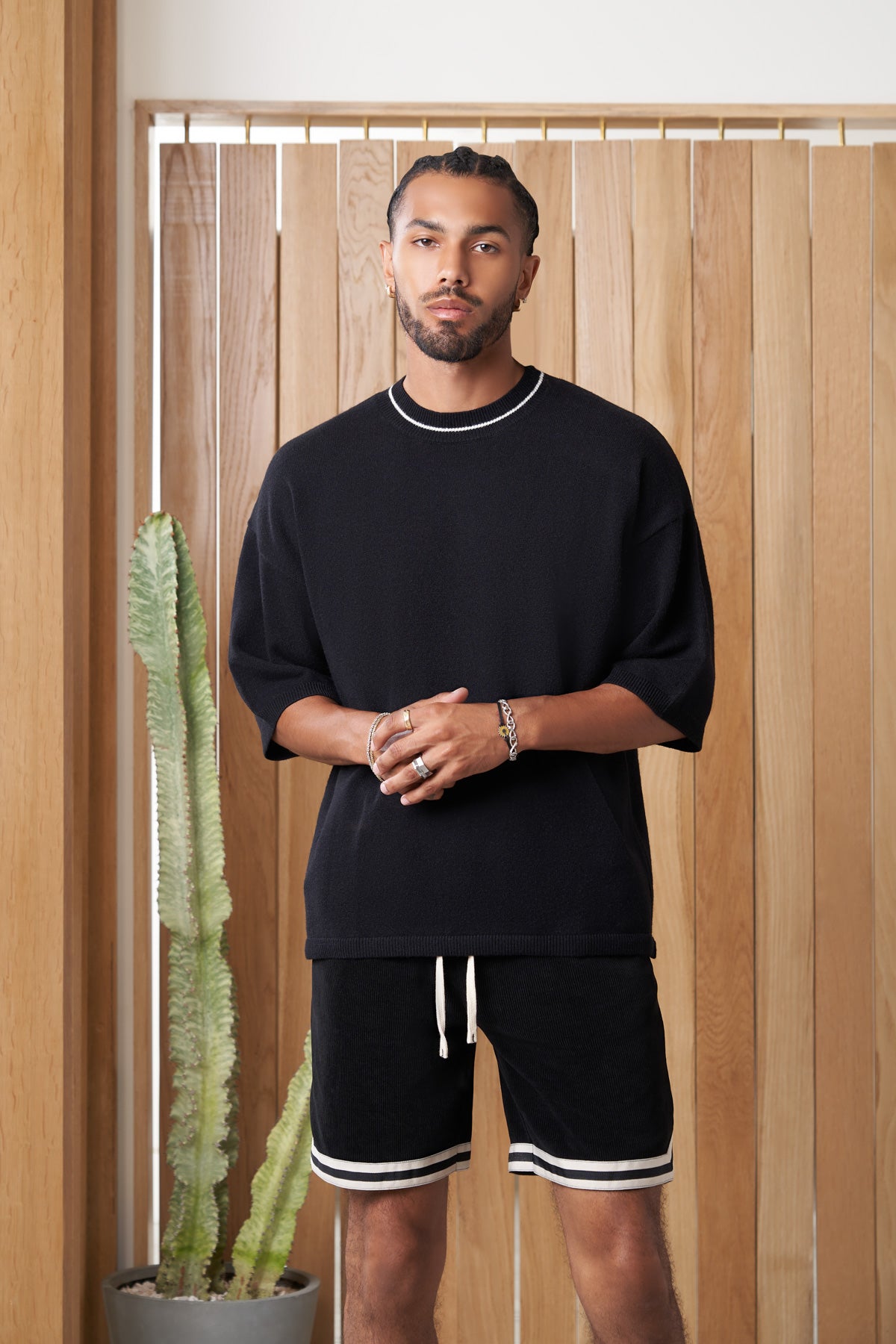 otis article 6 knit tee black