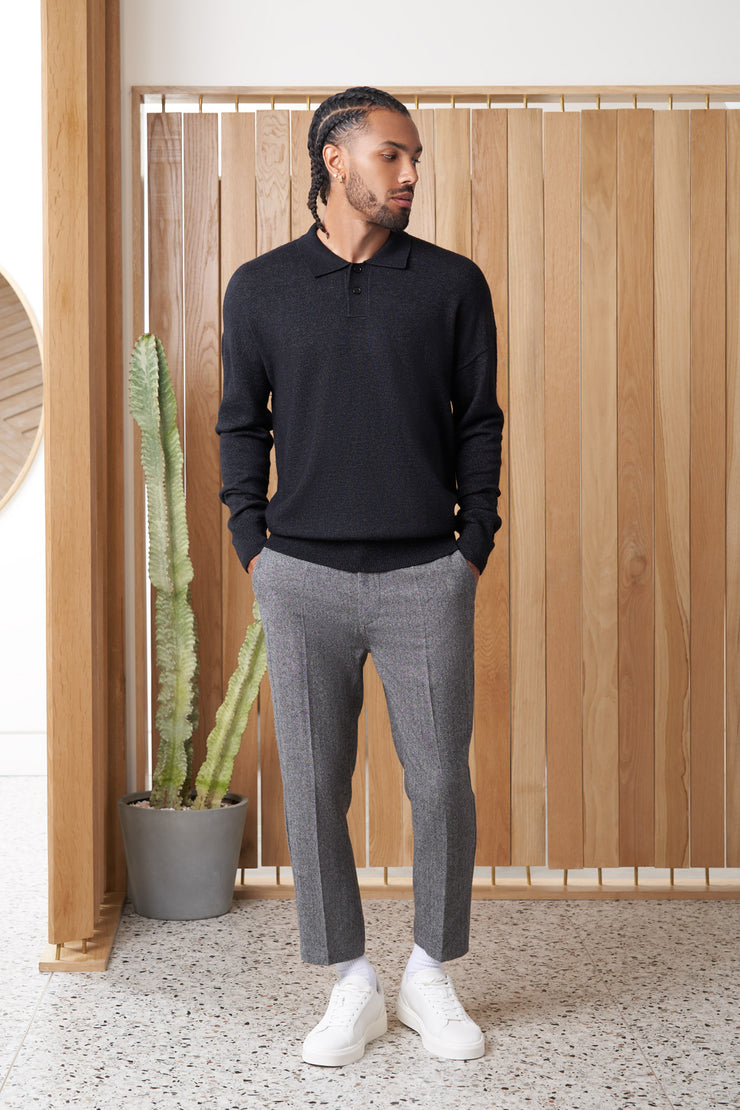 dempsey article 3 cropped trousers grey