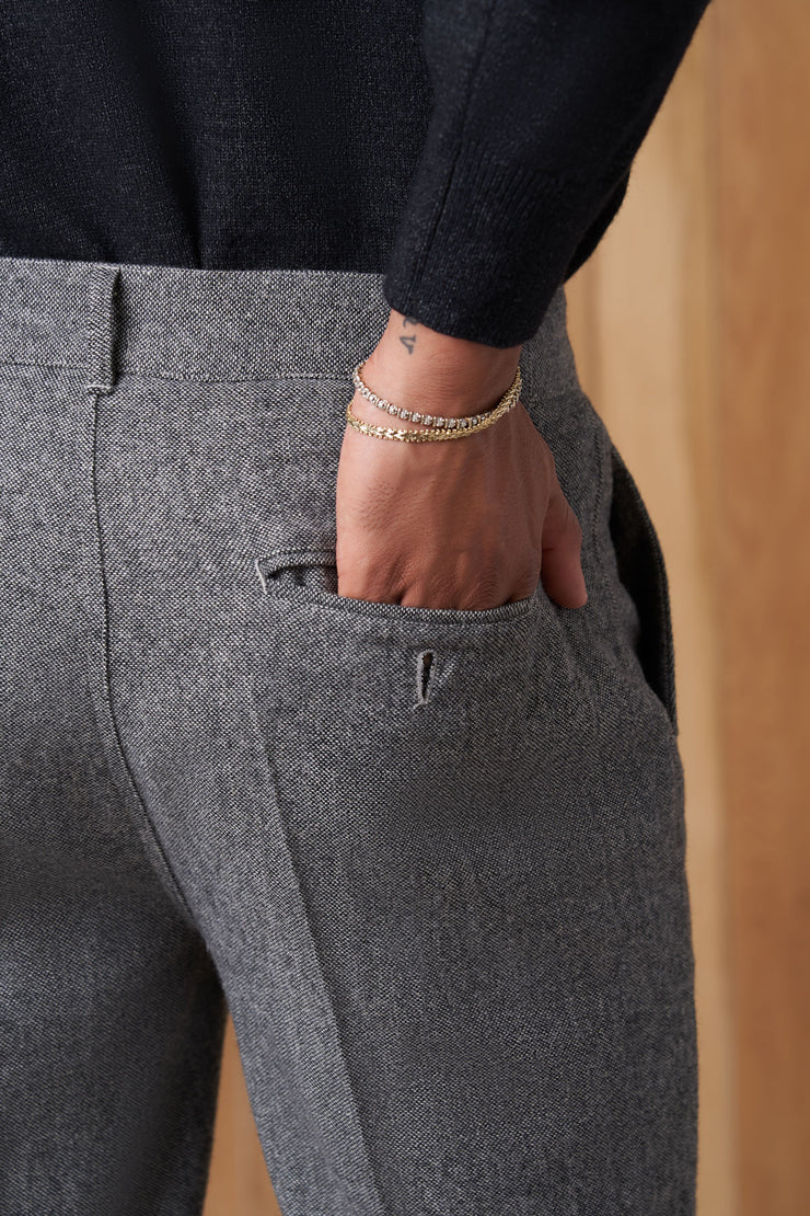 dempsey article 3 cropped trousers grey