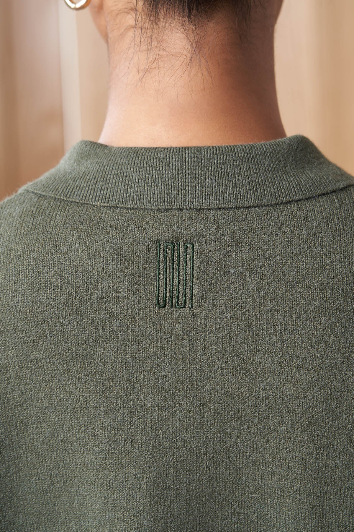 jamieson article 6 knit polo hunter green