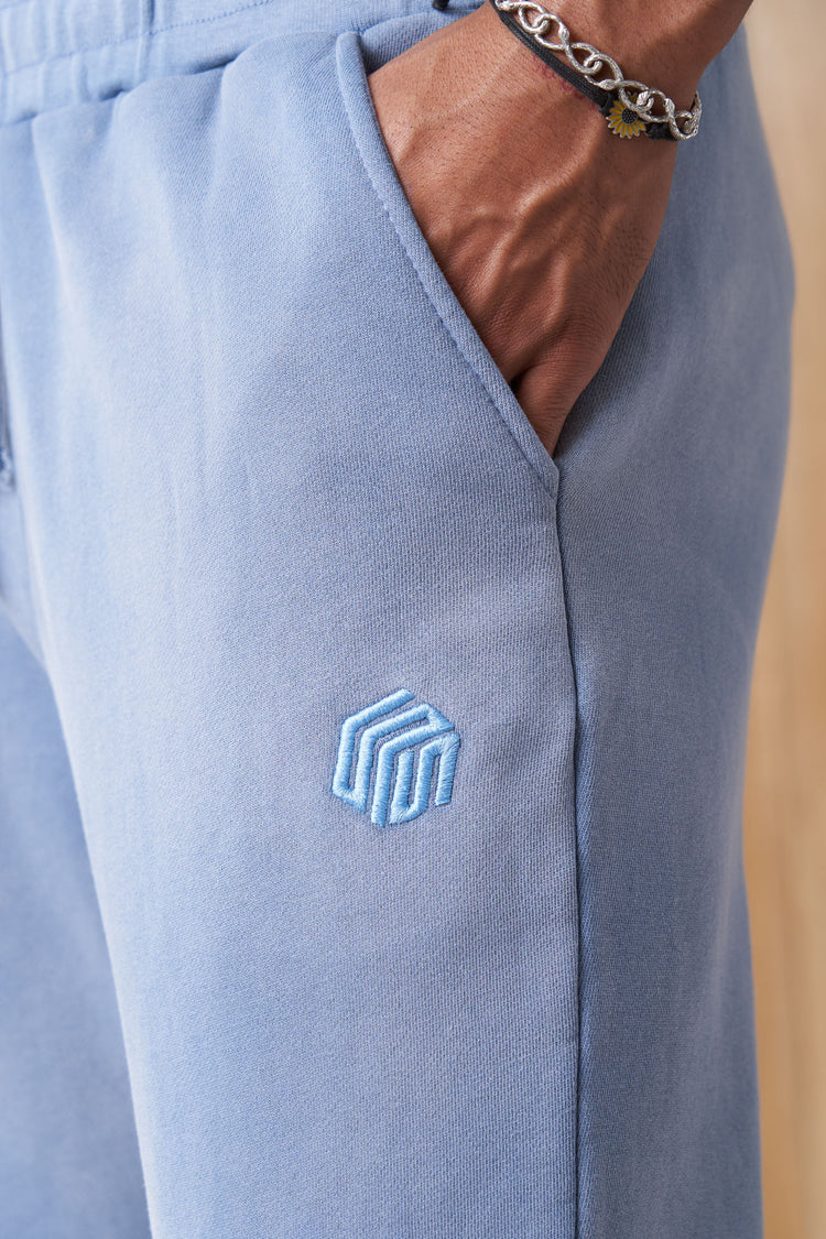 ramona article 3 cube logo sweatpants powder blue