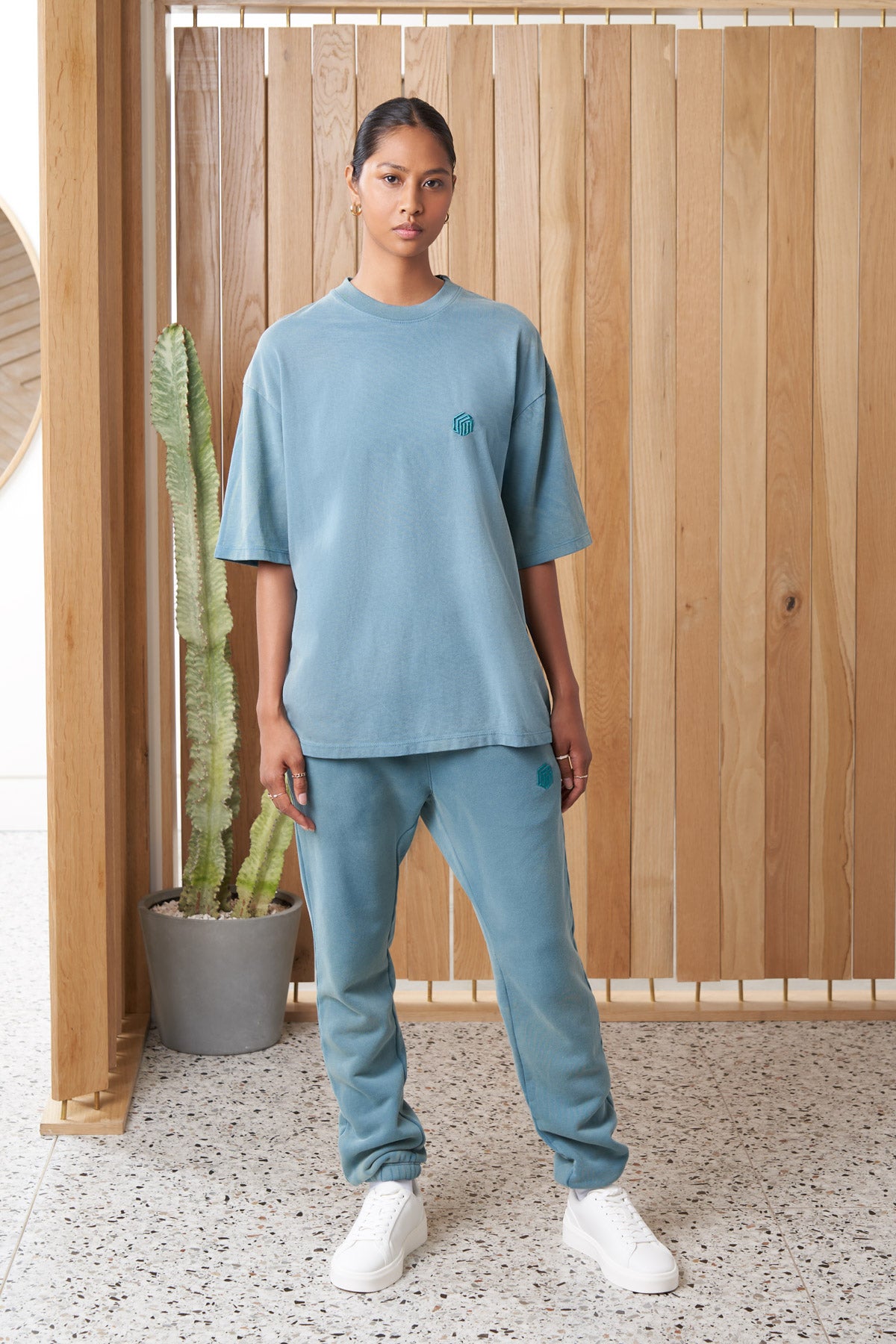 hillgrove article 1 cube logo tee vintage teal