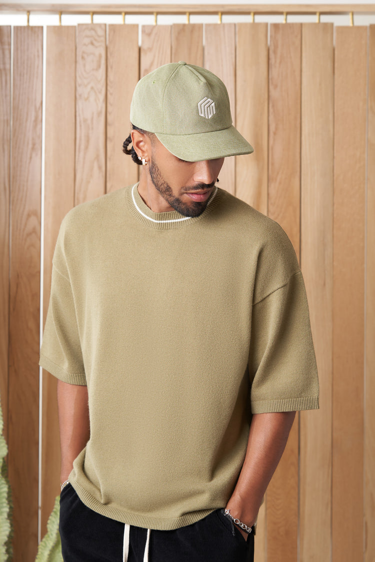 fairview article 7 denim cube logo hat sage