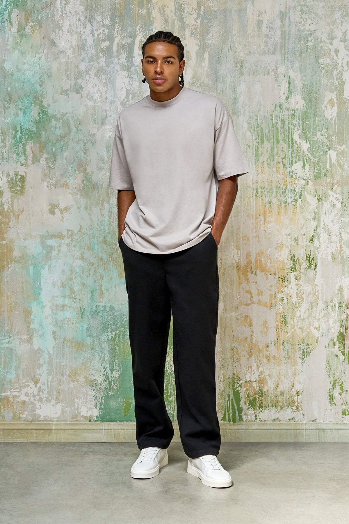 CTHY TECHWOOL BAGGY SARROUEL SLACKS Low Waisted Wool Baggy Pants