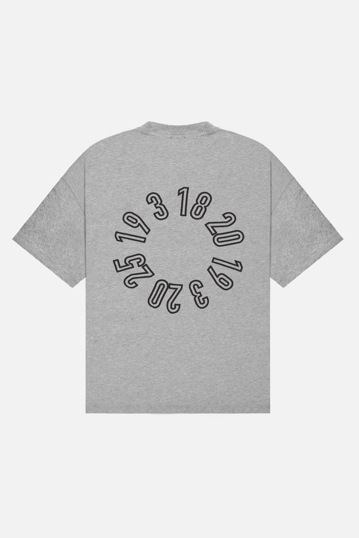 union article 1 numbers tee grey