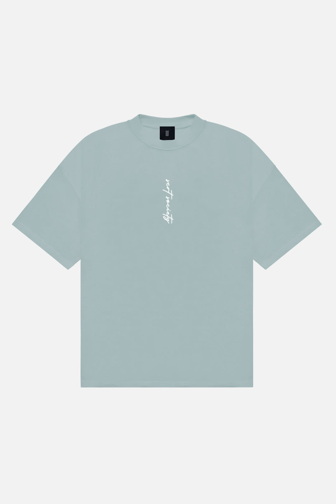 apollo article 1 script tee vintage aqua