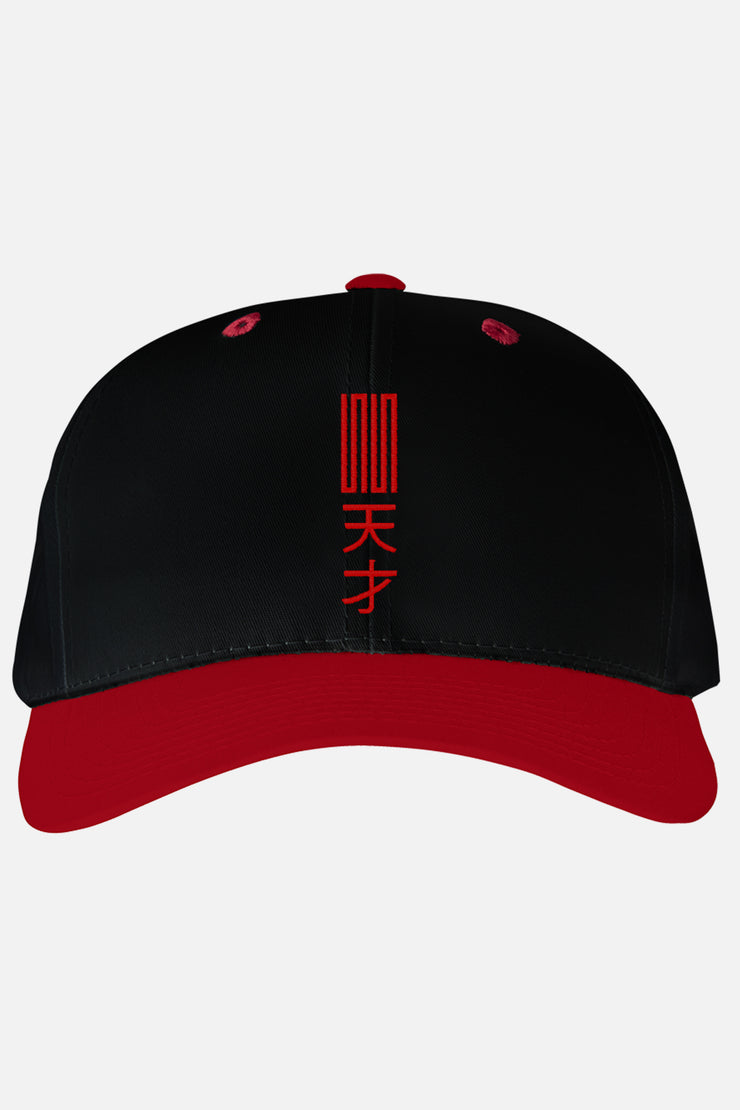 scrt genius kanji hat black red