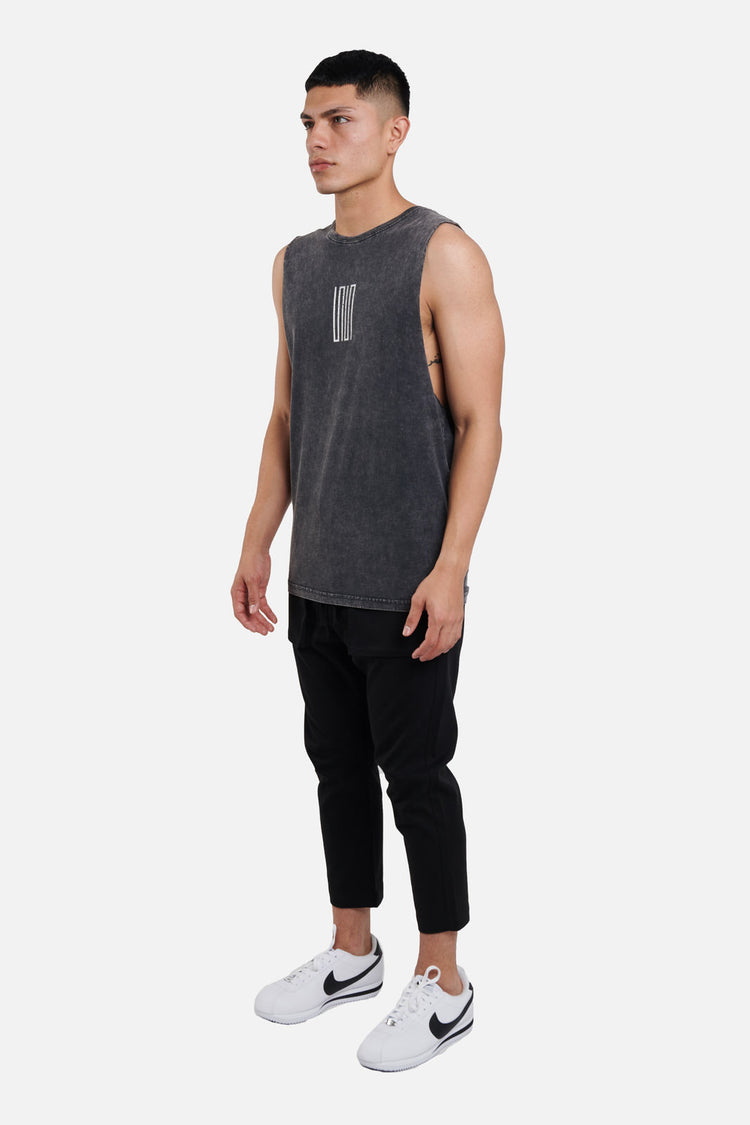 knox article 1 cut off logo tee - scrt society