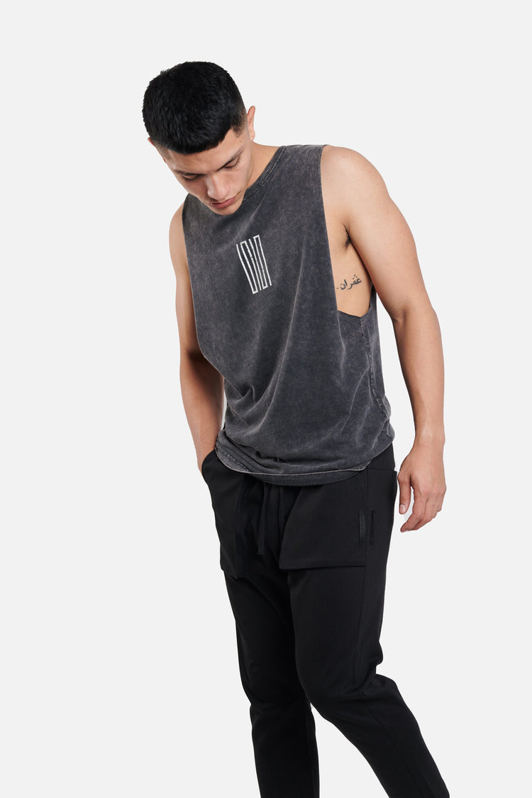 knox article 1 cut off logo tee - scrt society