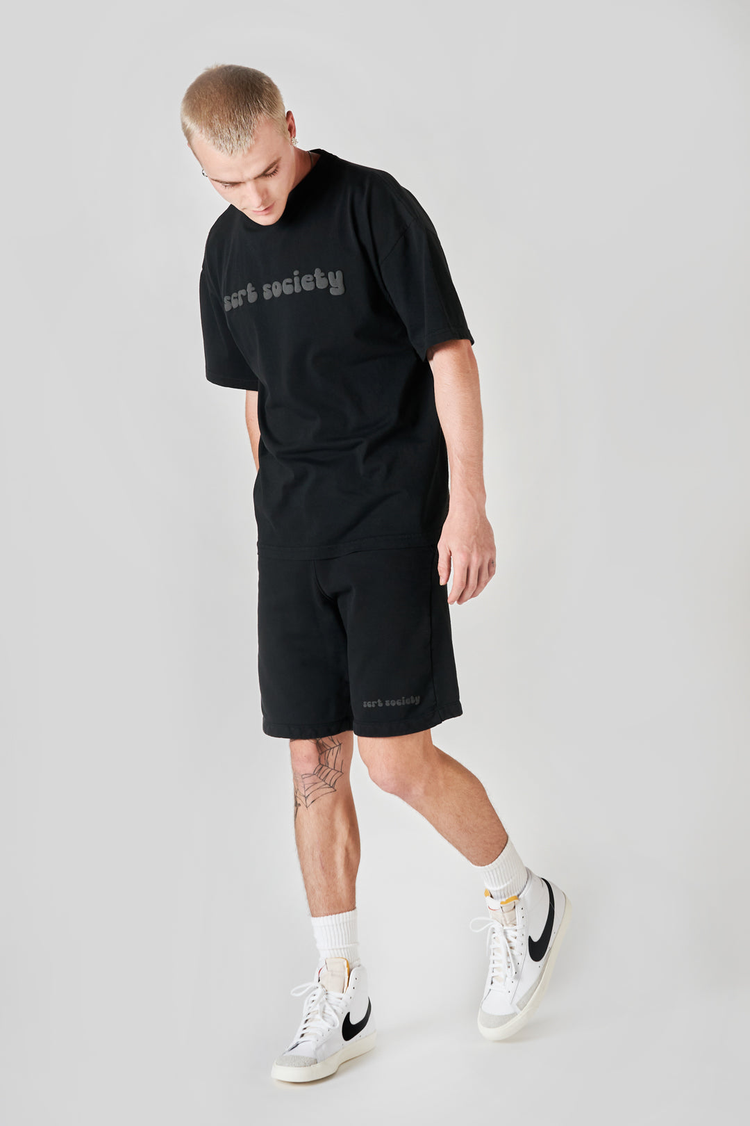 fairfax article 6 puff shorts black