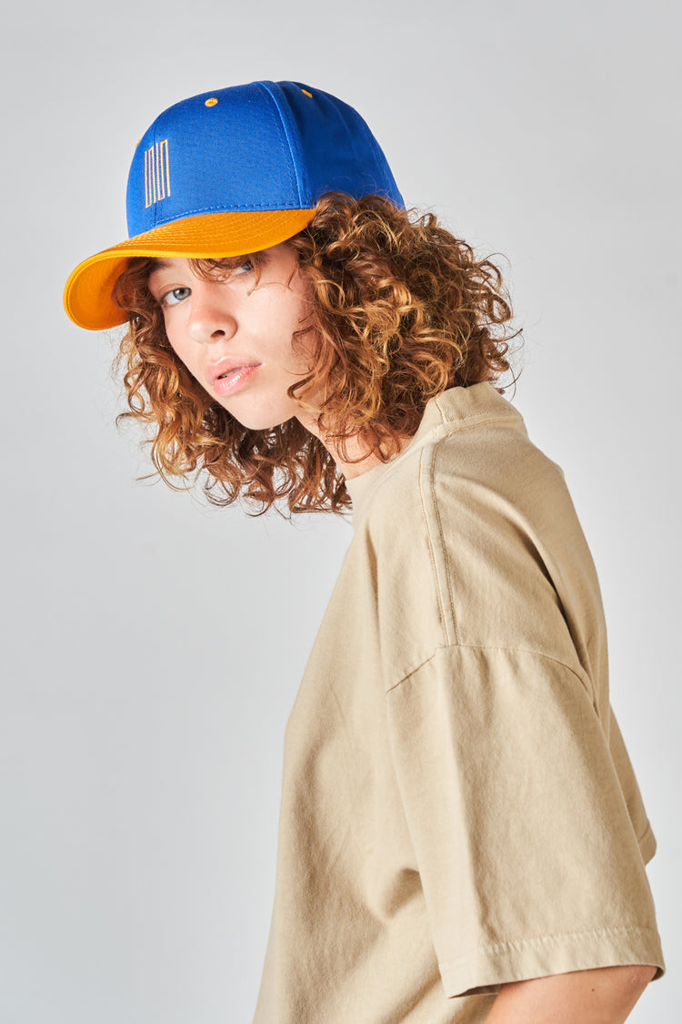 ramona article 7 logo hat blue gold