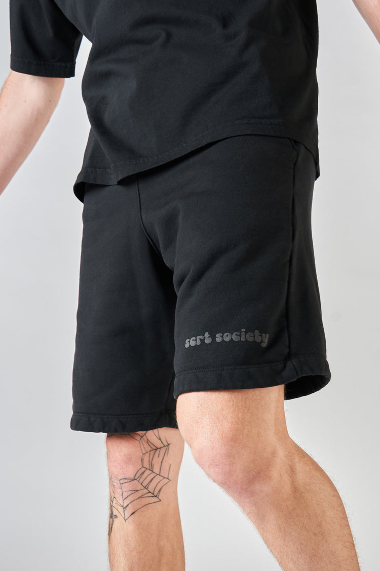 fairfax article 6 puff shorts black