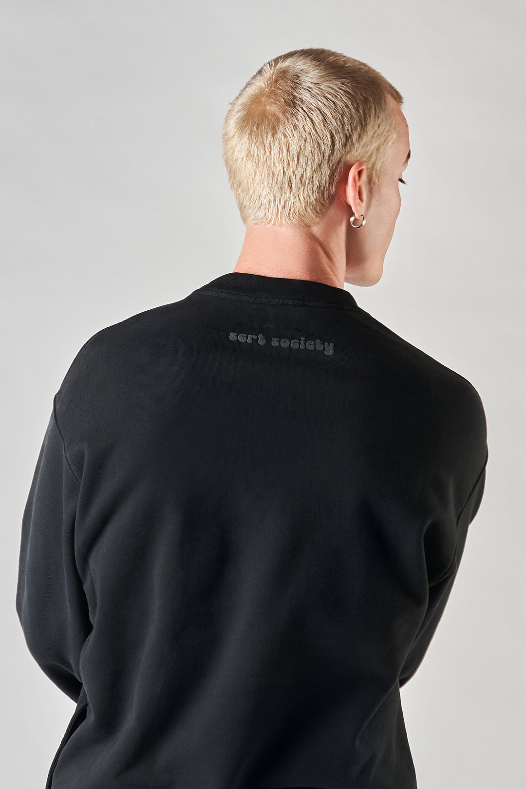 fairfax article 6 puff sweater black