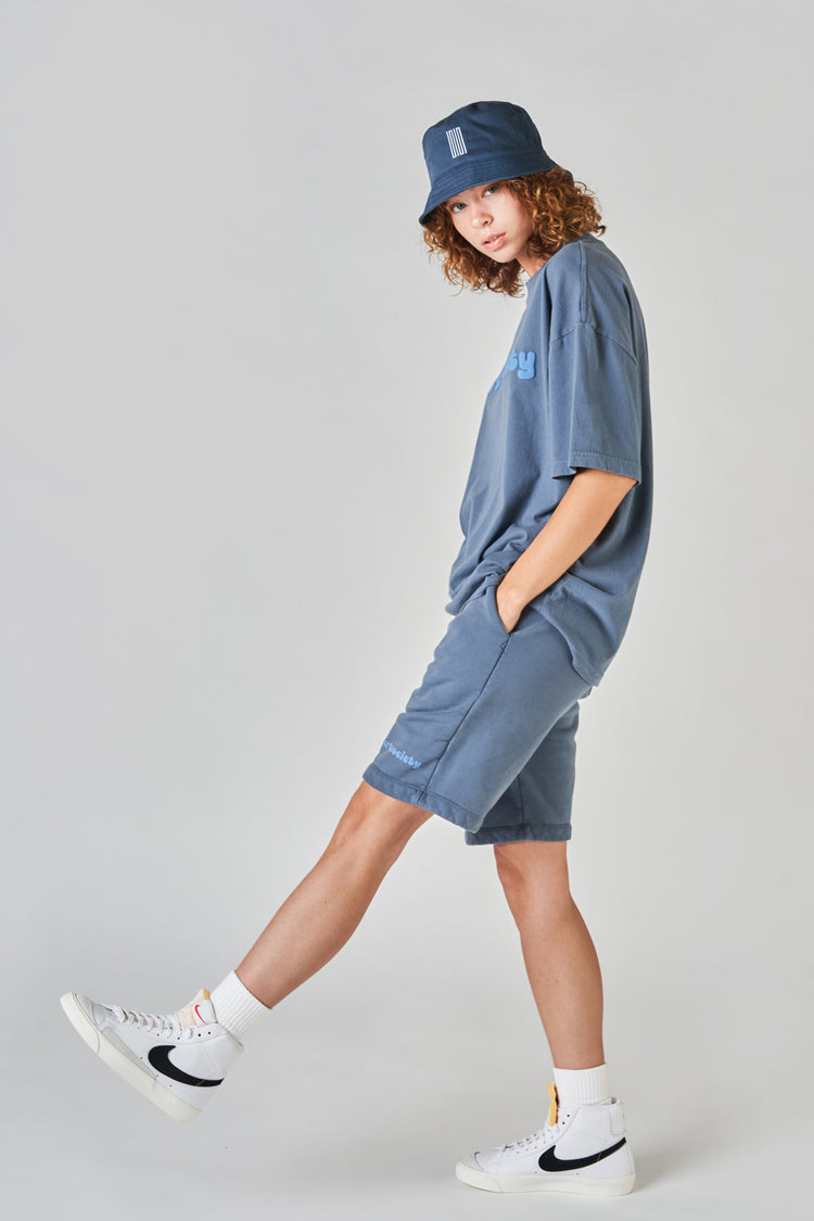 banks article 7 logo bucket hat cobalt