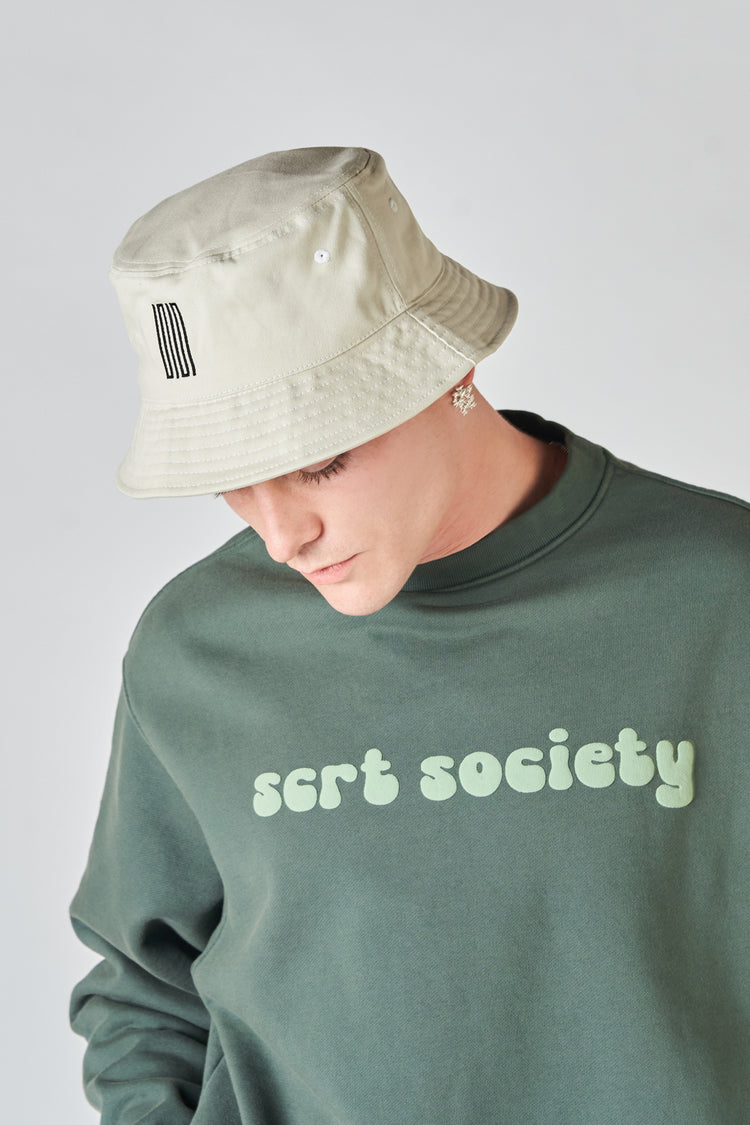 banks article 7 logo bucket hat sand