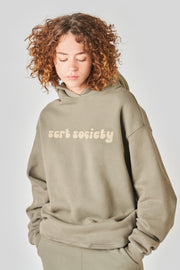 fairfax article 6 puff hoodie taupe