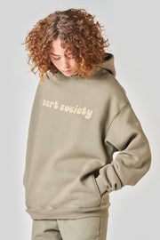fairfax article 6 puff hoodie taupe