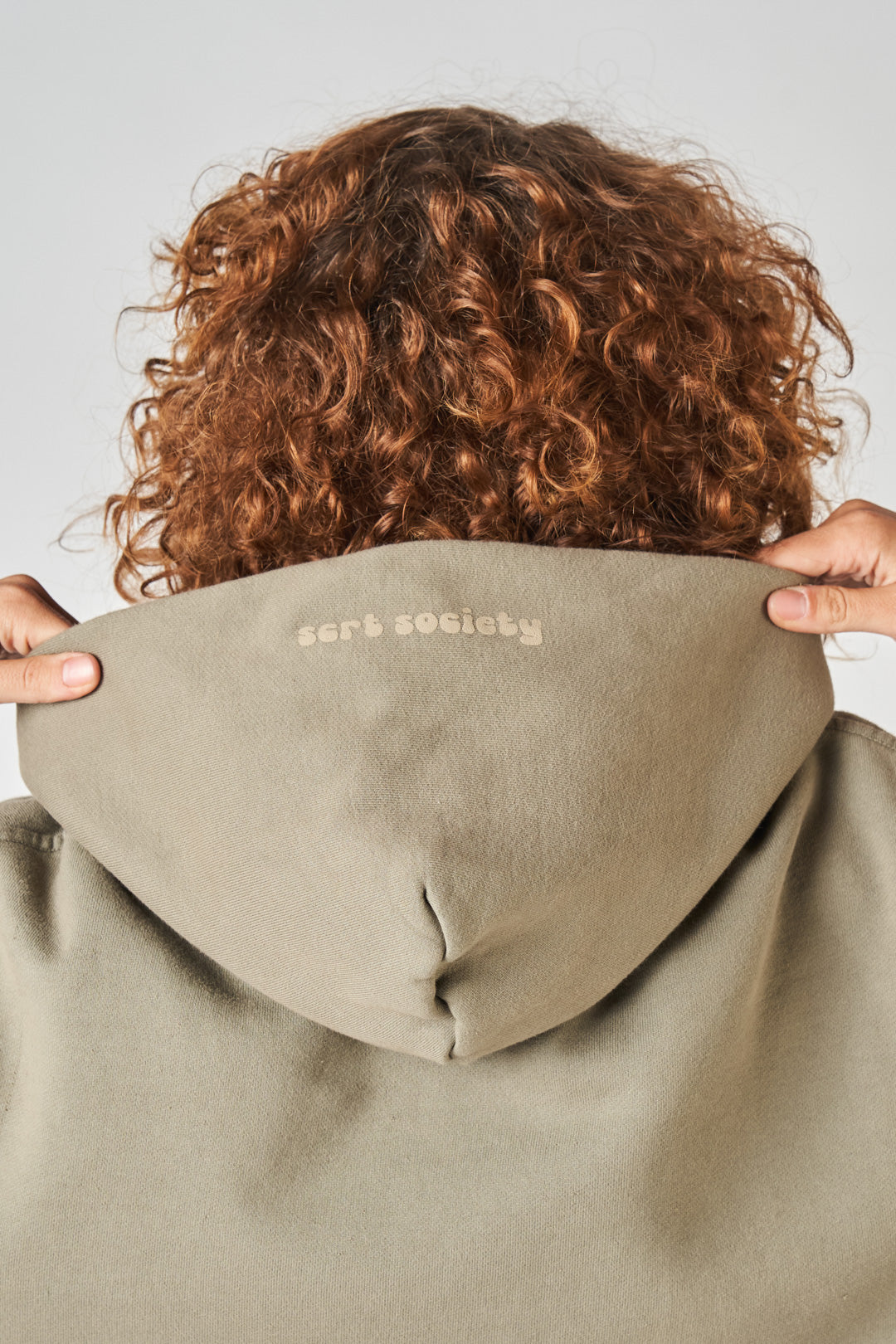 fairfax article 6 puff hoodie taupe