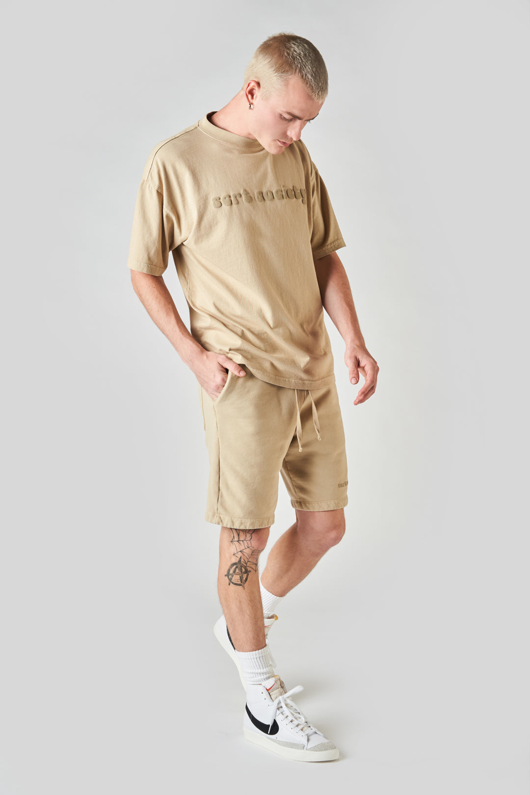 fairfax article 3 puff shorts sand
