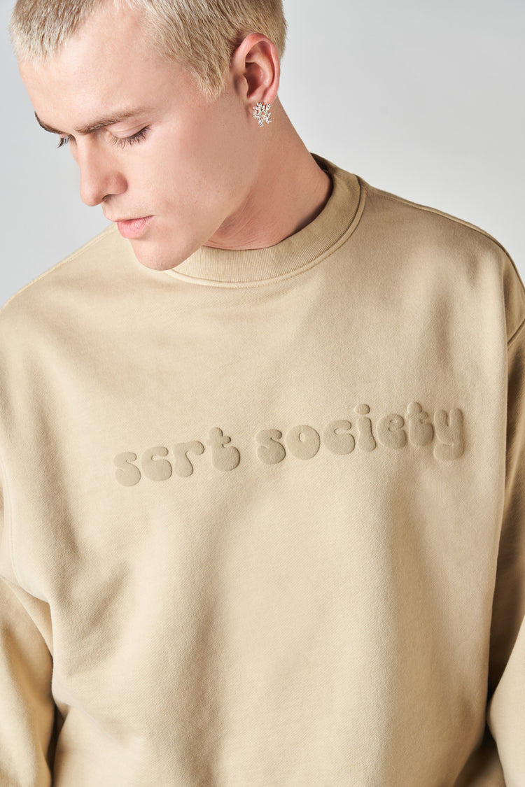 fairfax article 6 puff sweater sand