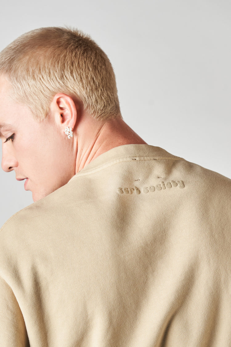 fairfax article 6 puff sweater sand