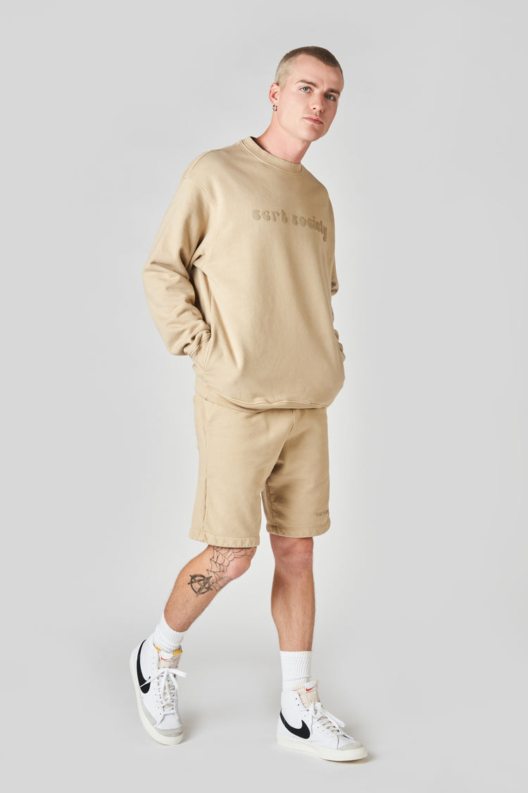 fairfax article 6 puff sweater sand