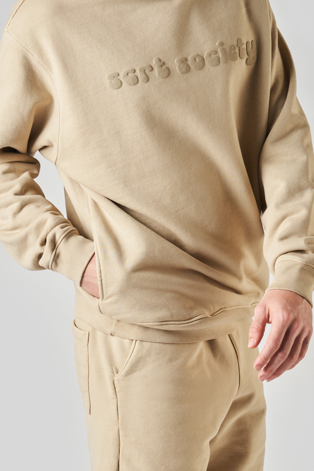 fairfax article 6 puff sweater sand