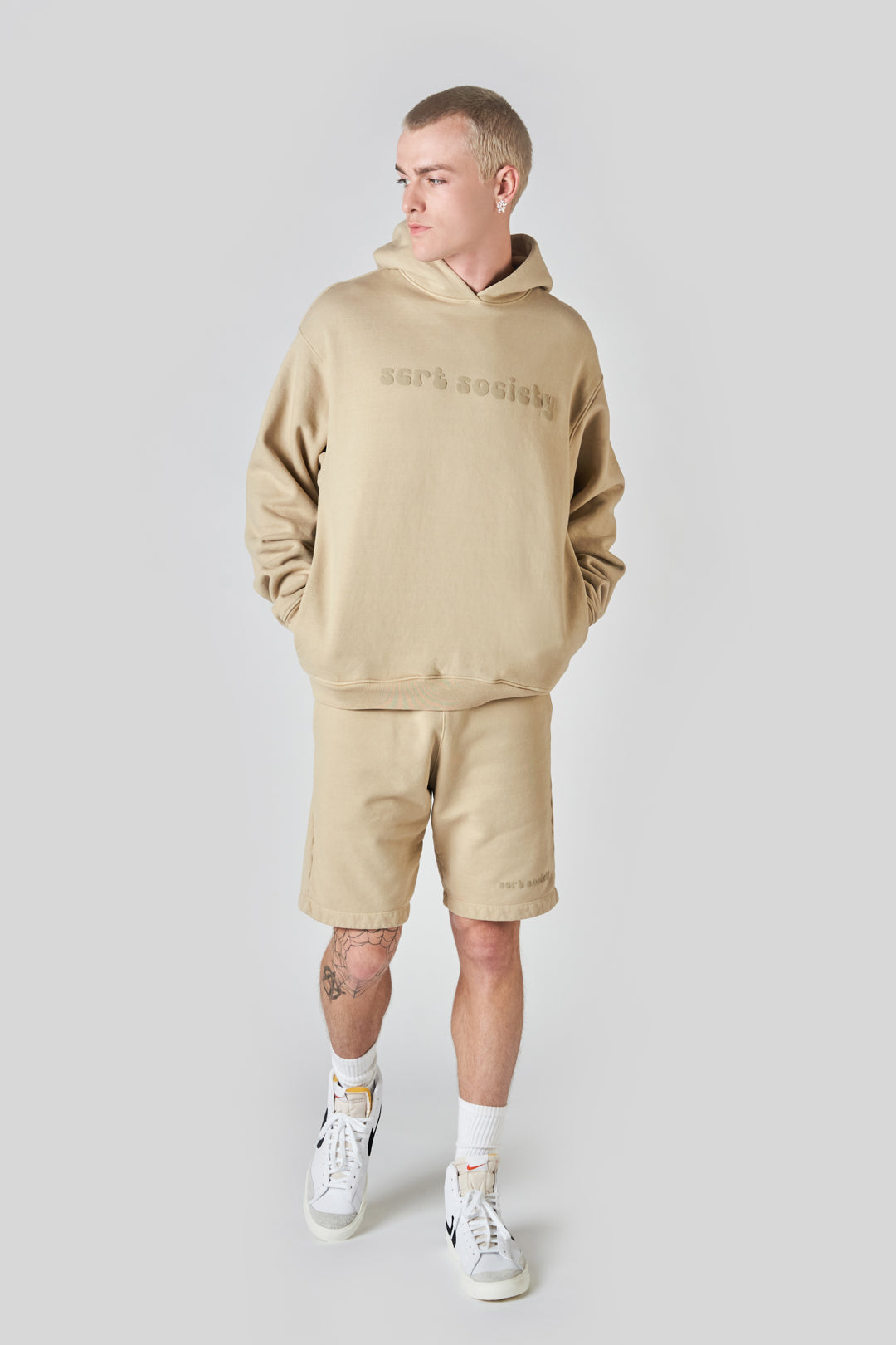 fairfax article 6 puff hoodie sand