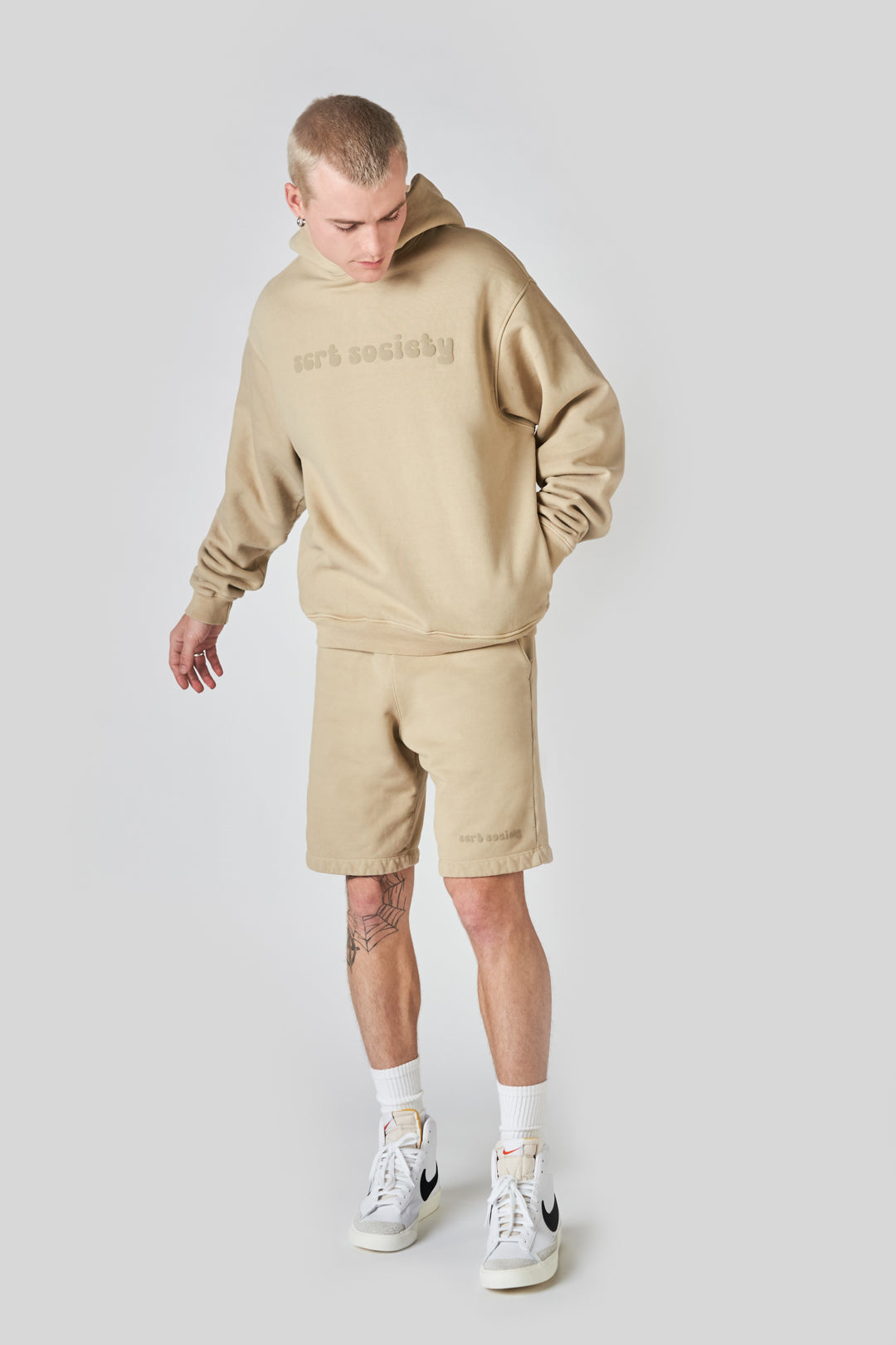 fairfax article 6 puff hoodie sand