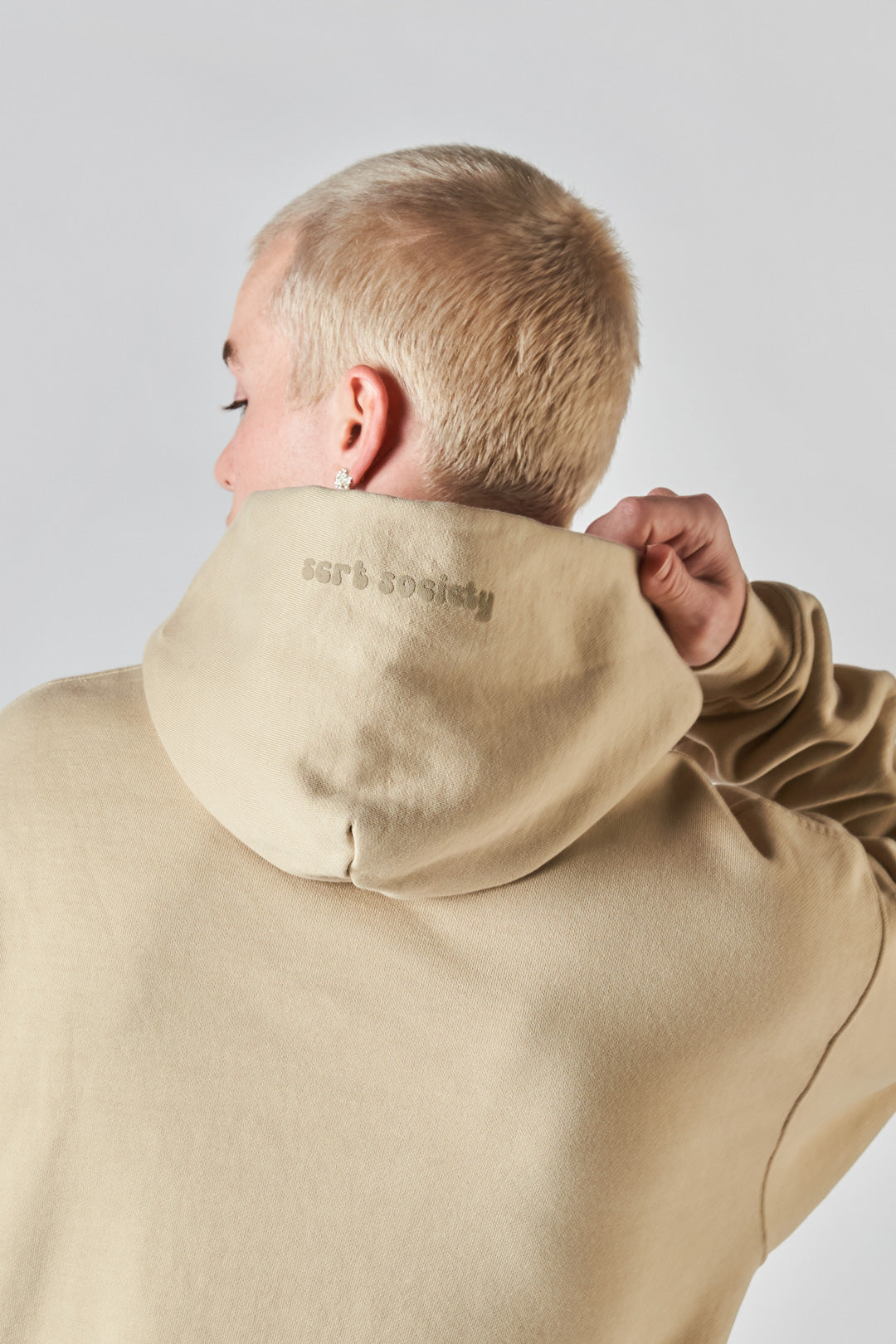 fairfax article 6 puff hoodie sand