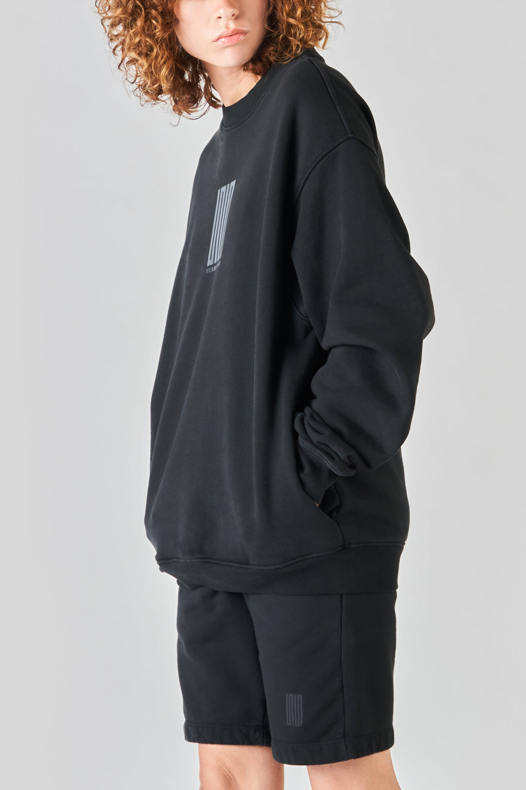 pacific article 6 logo sweater black