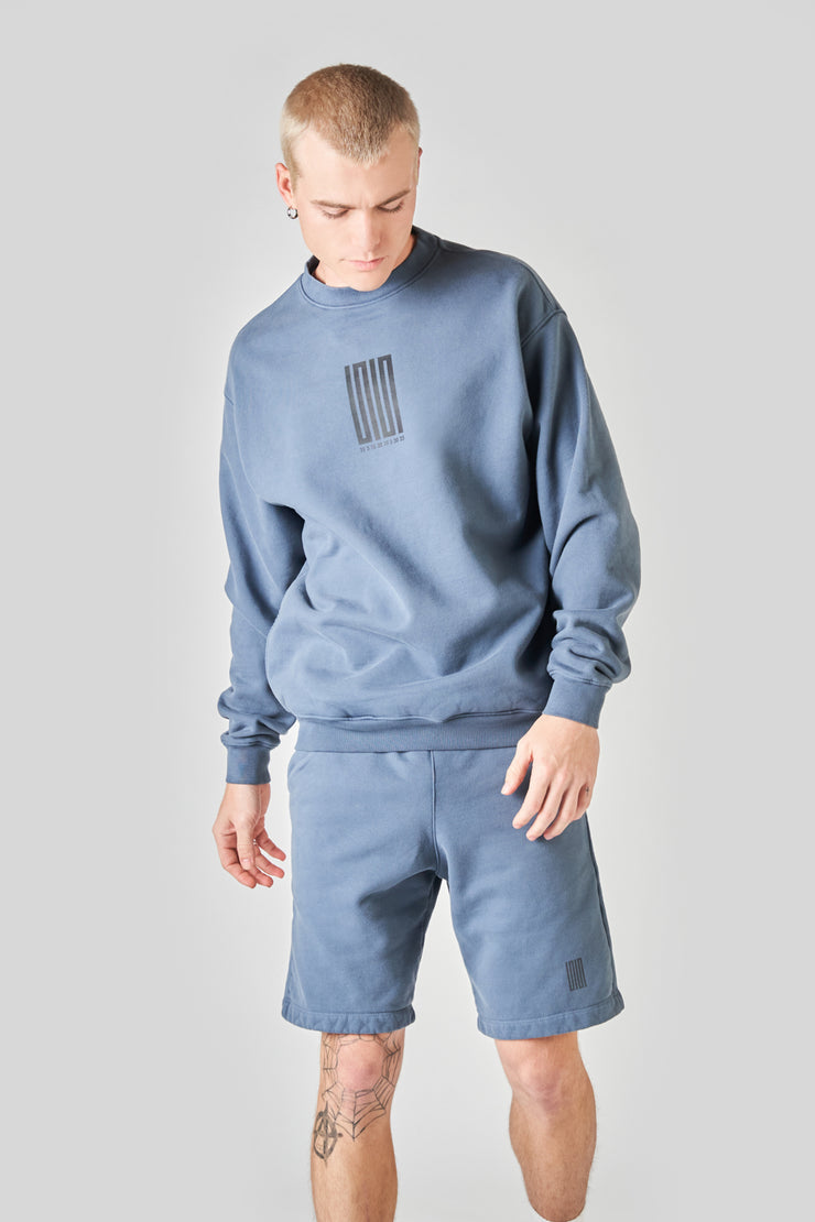 pacific article 6 logo sweater slate