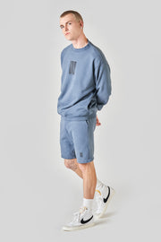 pacific article 6 logo sweater slate