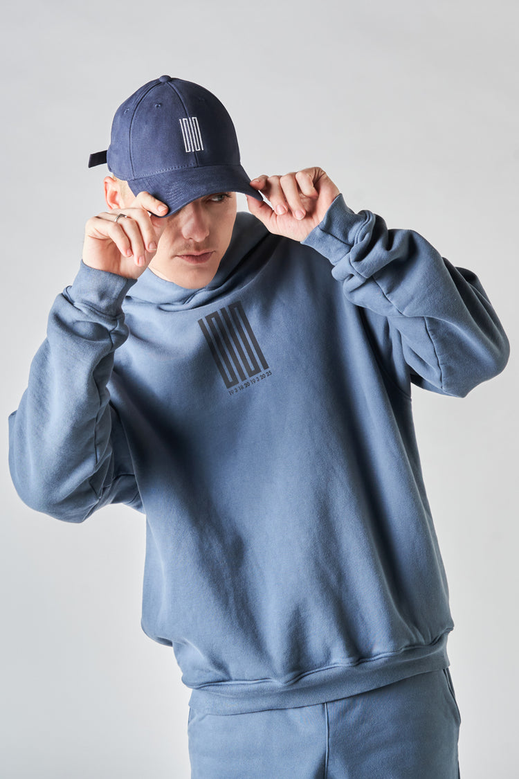 caspar article 7 logo hat navy