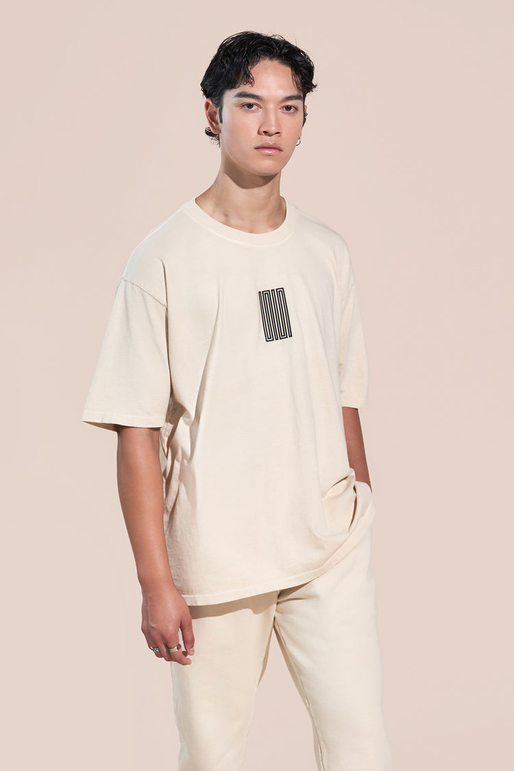 encino article 1 logo tee off white