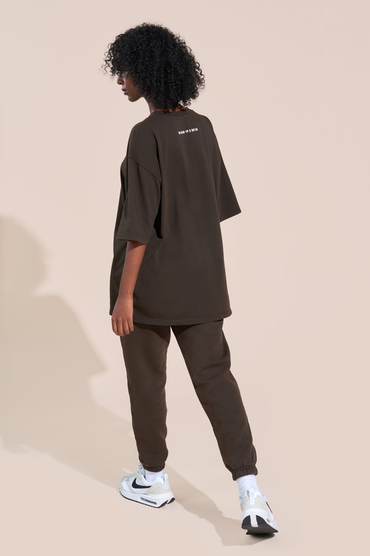 encino article 1 logo tee brown