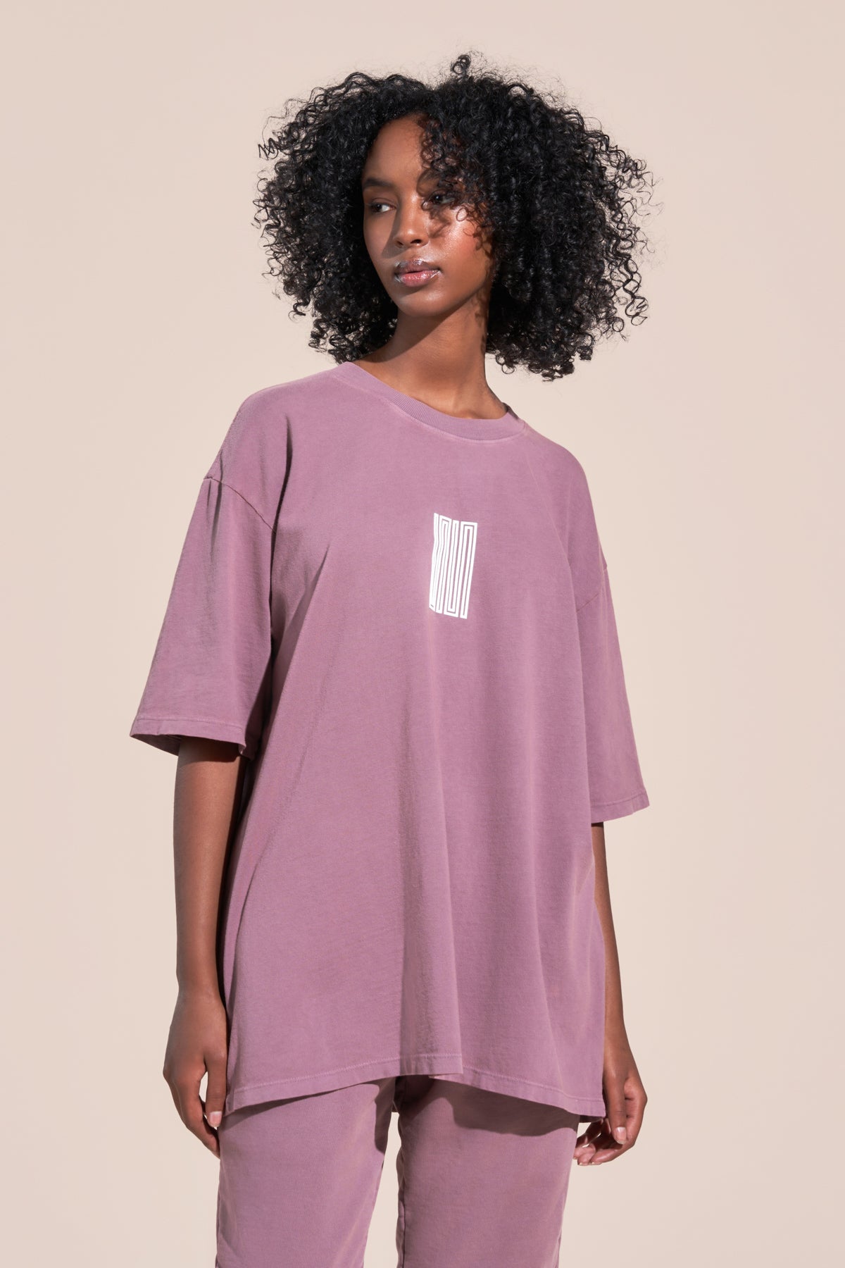 encino article 1 logo tee mauve