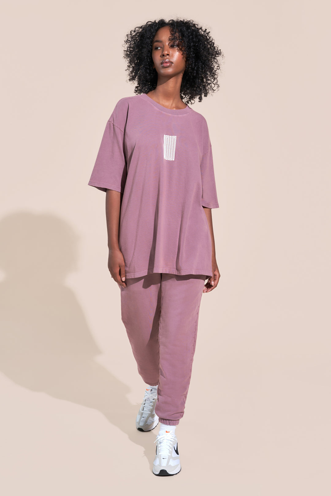 encino article 1 logo tee mauve