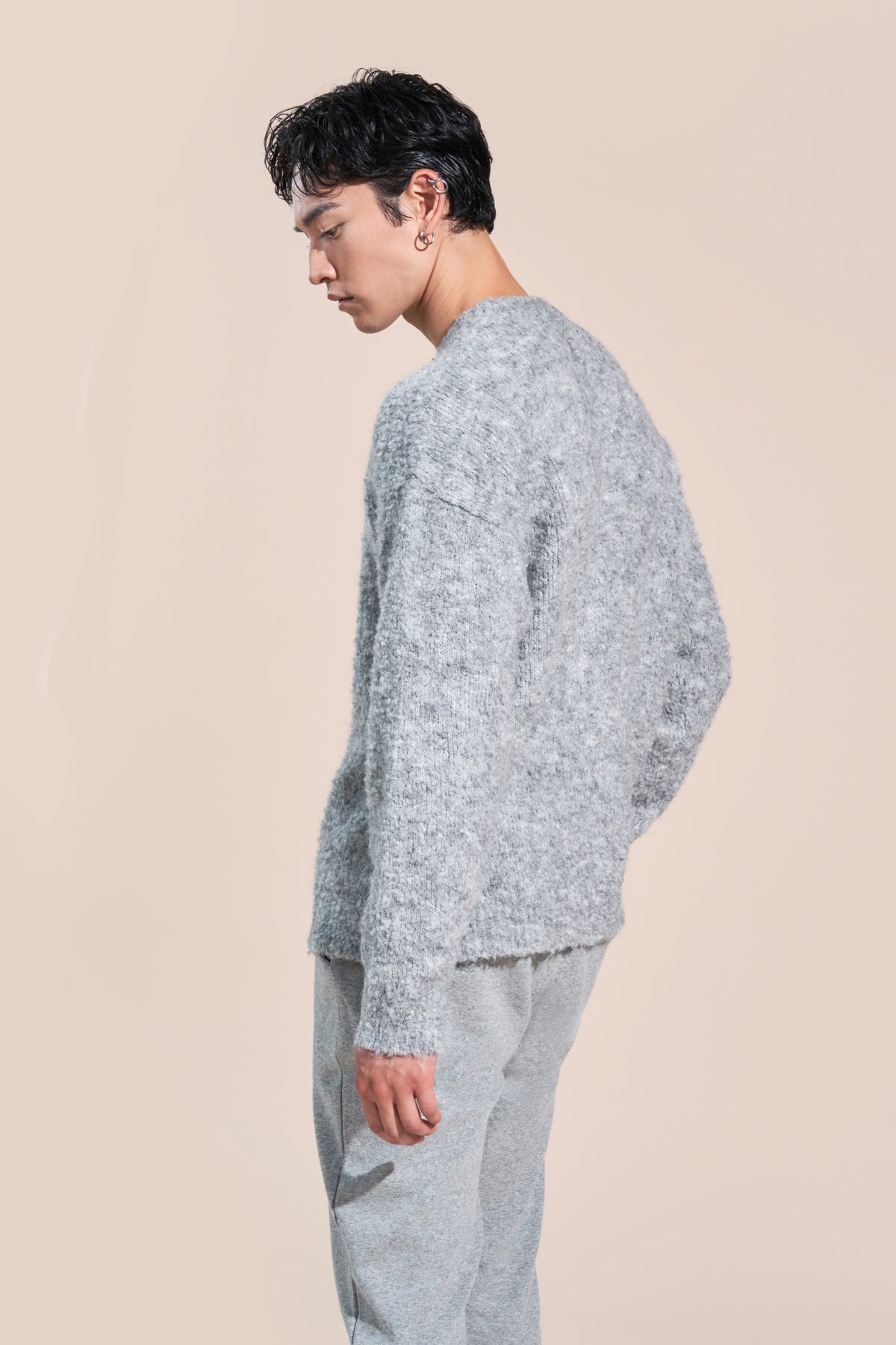 scrt society | kennedy article 6 knit boucle sweater