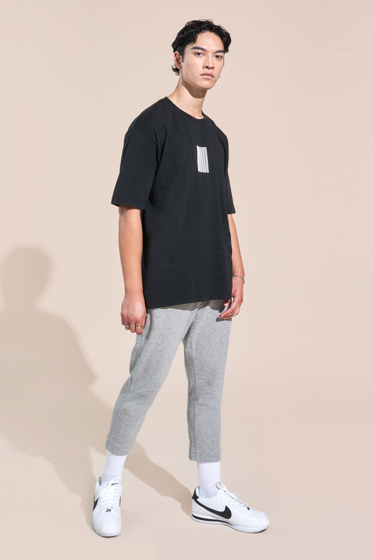 dover article 3 cropped pants heather grey