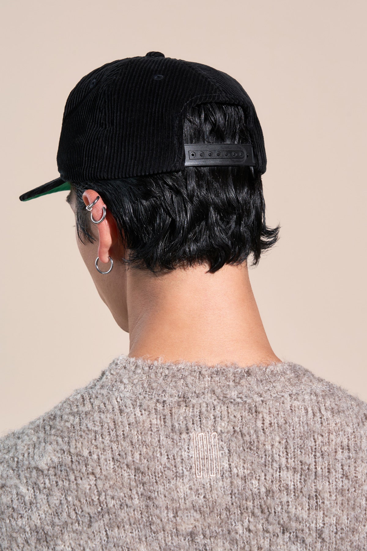 california article 7 corduroy 3d logo hat black