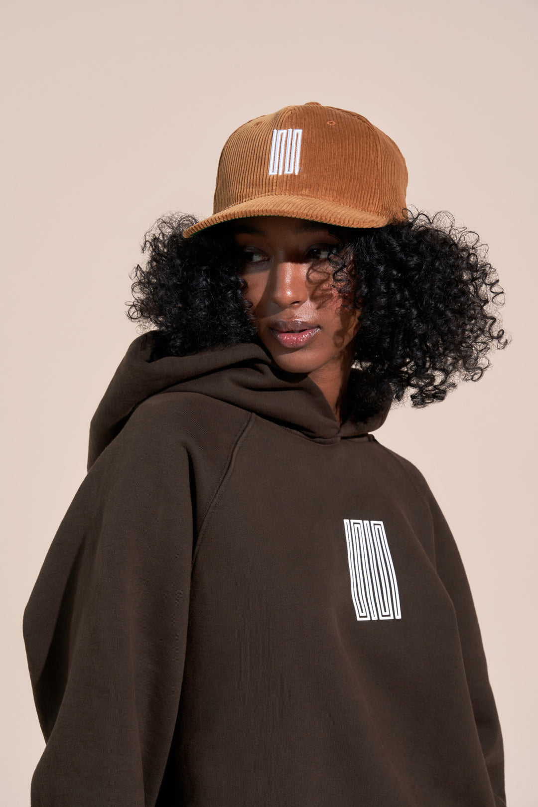 california article 7 corduroy 3d logo hat mustard