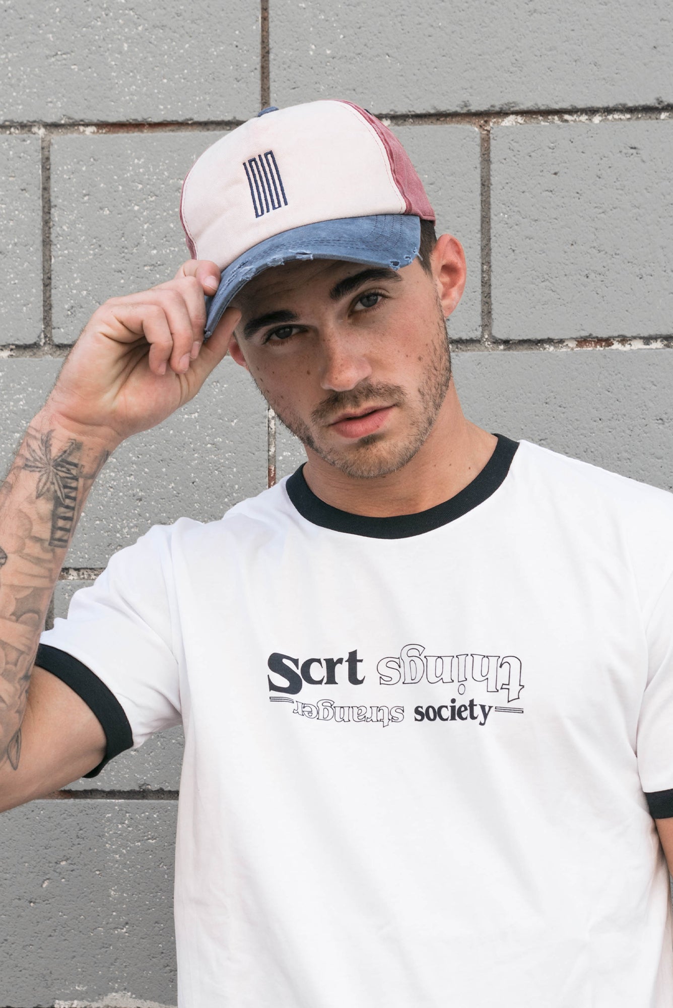 stranger logo hat - scrt society